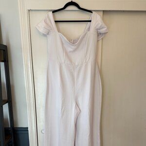 Women's Off-The-Shoulder Premium Crepe Jumpsuit